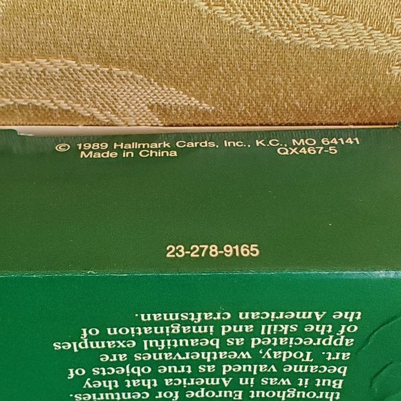 Vintage Hallmark Handcrafted Rooster Weathervane Ornament Made in 1989 - Picture 6 of 7